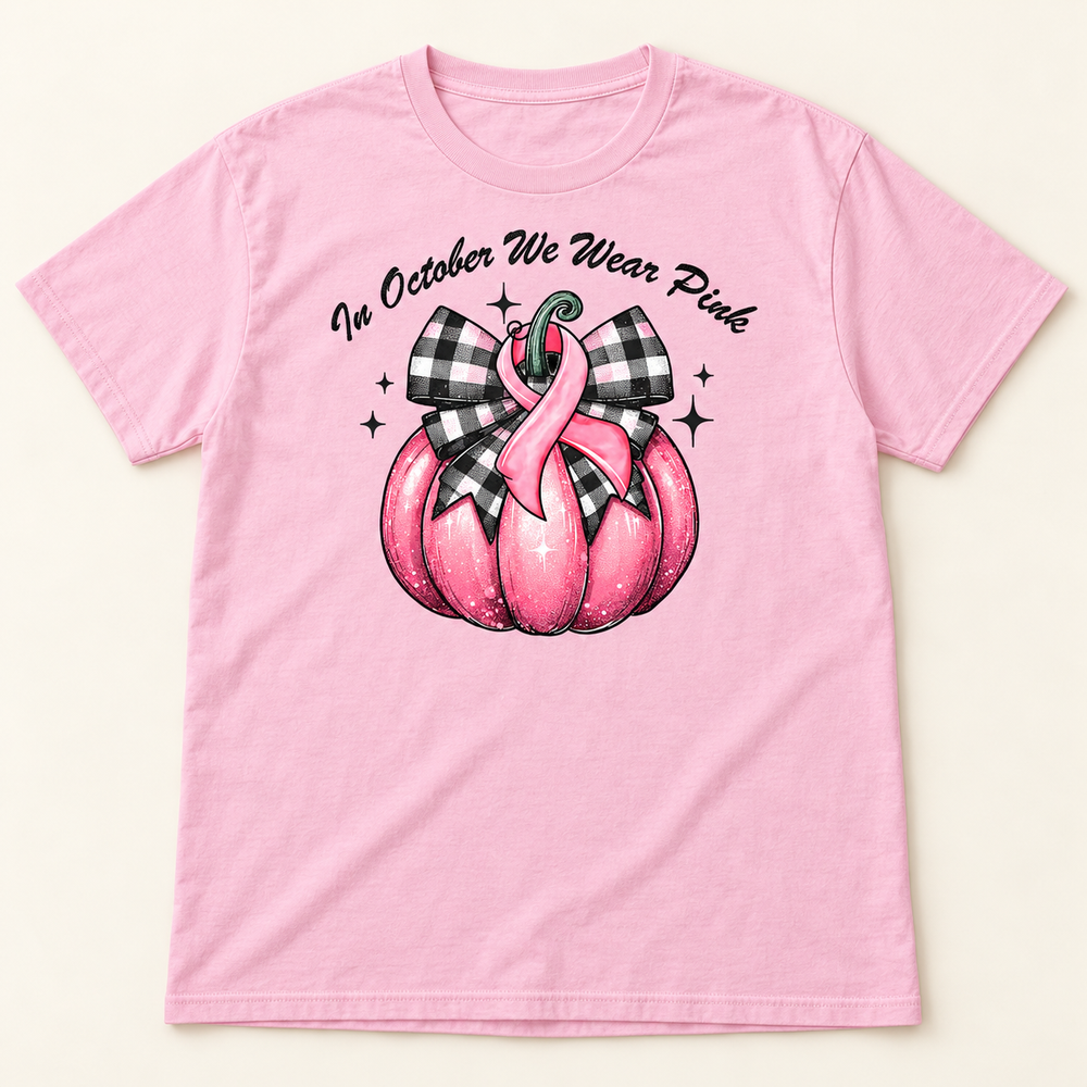 Pink Ribbon Pumpkin — In October We Wear Pink