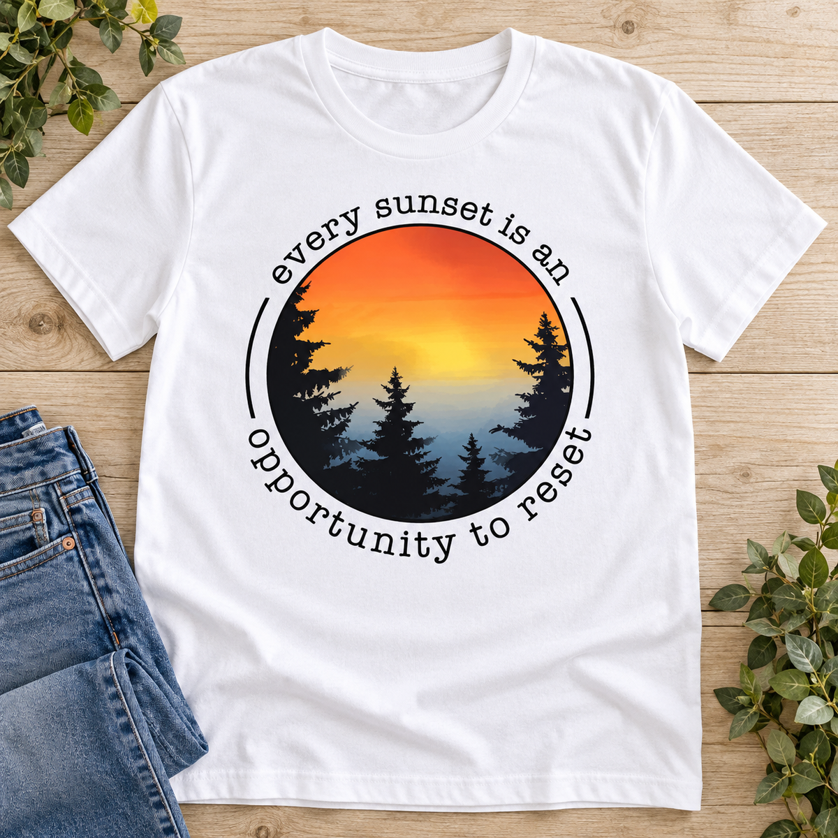 Every Sunset Is an Opportunity to Reset Tee