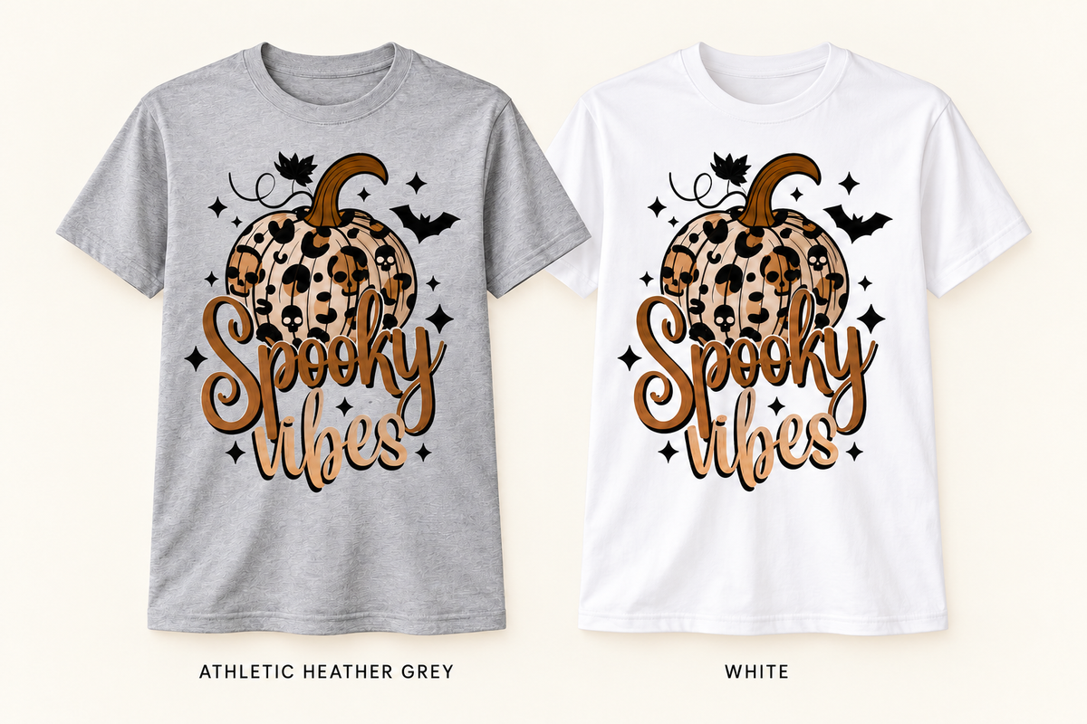 Spooky Vibes shirt mockups